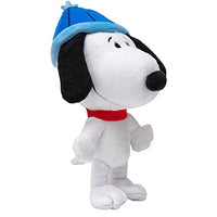 JINX The Snoopy Show Smiling Small Plush Bundle, Includes Three 7.5-Inch Stuffed Peanuts Toys (Snoopy, Disguise, Winter Beanie)