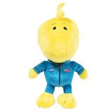 JINX Snoopy in Space Plush Bundle, Includes Four 7.5-Inch Peanuts Stuffed Toys (Snoopy, Franklin, Woodstock and Charlie Brown)