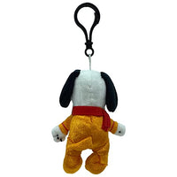 JINX Snoopy in Space Plush Collection, Includes Charlie Brown Mission Control 7-Inch Stuffed Toy and Snoopy Astronaut 4-Inch Clipsters Hanging plushie