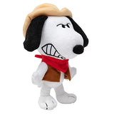 JINX The Snoopy Show Costume Small Plush Bundle, Includes Three 7.5-Inch Stuffed Peanuts Toys (Skeleton Costume, Flying Ace, Cowboy)