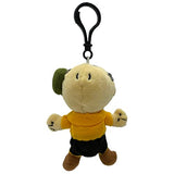 JINX Snoopy in Space Clipsters Plush Hangers Set, Includes Two 4-inch Hanging Stuffed Toys (Snoopy in Astronaut Suit and Charlie Brown Mission Control)