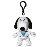 JINX Snoopy in Space Plush Collection, Includes Snoopy in Orange NASA Suit 7-Inch Stuffed Toy and Woodstock Astronaut 4-Inch Clipsters Hanging plushie