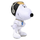 JINX Snoopy in Space Plush Set, Includes Two 7.5-Inch Peanuts Stuffed Toys (Snoopy in White NASA Suit and Charlie Brown Mission Control)