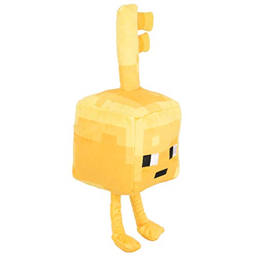 JINX Minecraft Dungeons Happy Explorer Gold Key Golem Plush Stuffed Toy, Gold, 7" Tall