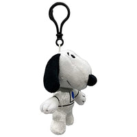 JINX Snoopy in Space Clipsters Plush Hangers Set, Includes Two 4-inch Hanging Stuffed Toys (Snoopy in Astronaut Suit and Charlie Brown Mission Control)