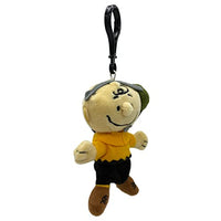 JINX Snoopy in Space Clipsters Plush Hangers Set, Includes Two 4-inch Hanging Stuffed Toys (Snoopy in Astronaut Suit and Charlie Brown Mission Control)