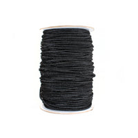 MAHITOI ™ Black Elastic 72 Yard 2mm Thick Cord Roll