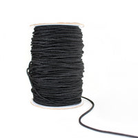 MAHITOI ™ Black Elastic 72 Yard 2mm Thick Cord Roll