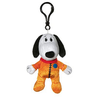 JINX Snoopy in Space Plush Collection, Includes Charlie Brown Mission Control 7-Inch Stuffed Toy and Snoopy Astronaut 4-Inch Clipsters Hanging plushie