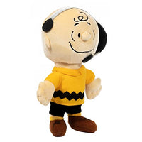 JINX Snoopy in Space Plush Set, Includes Two 7.5-Inch Peanuts Stuffed Toys (Snoopy in Orange NASA Suit and Charlie Brown Mission Control)