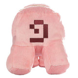 JINX Minecraft Adventure Saddled Pig Plush Stuffed Toy, Pink, 6.5" Tall