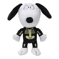 JINX The Snoopy Show Costume Small Plush Bundle, Includes Three 7.5-Inch Stuffed Peanuts Toys (Skeleton Costume, Flying Ace, Cowboy)