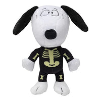 JINX The Snoopy Show Skeleton Costume Snoopy Small Plush Toy, 7.5-in Stuffed Figure from Apple TV+ Series for Fans of All Ages