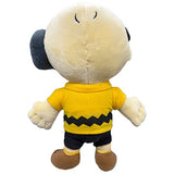 JINX Snoopy in Space Plush Set, Includes Two 7.5-Inch Peanuts Stuffed Toys (Snoopy in White NASA Suit and Charlie Brown Mission Control)