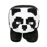 JINX Minecraft Adventure Panda Plush Stuffed Toy, Black/White, 9.5" Long