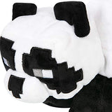 JINX Minecraft Adventure Panda Plush Stuffed Toy, Black/White, 9.5" Long