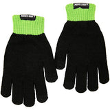 JINX Minecraft Creeper Hustle Knit Glove Mittens, Green/Black, Youth Fit