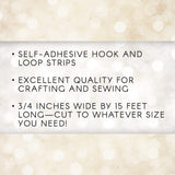 MAHITOI ™ HOOK & LOOP Strips 2 Rope