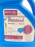 MAHITOI ™ 64-Oz Bubble Solution with Wand & Handy Easy-Pour Funnel